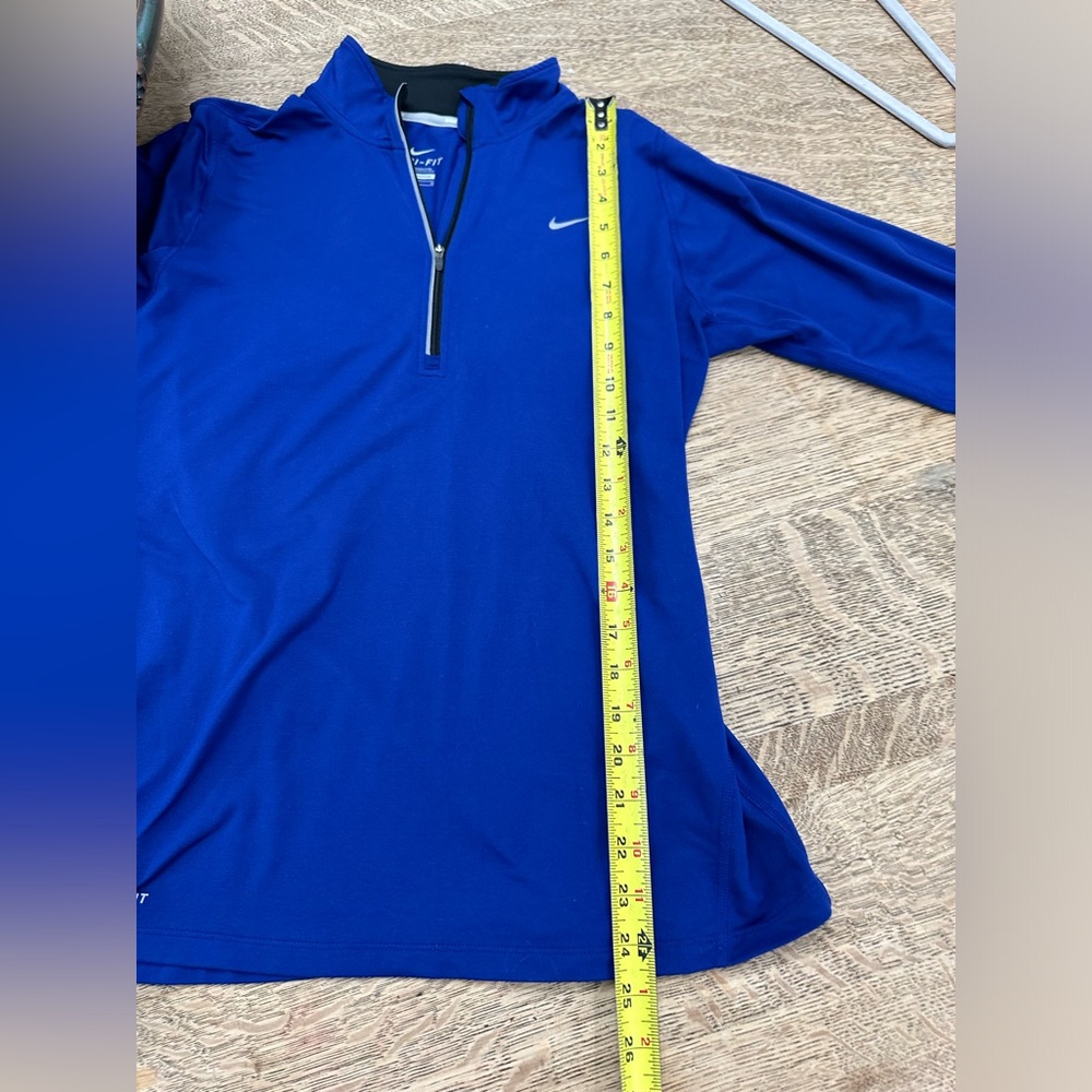 Nike Element DRI-FIT 1/4 Zip Royal Blue Running Workout Hiking Top medium - Picture 14 of 15